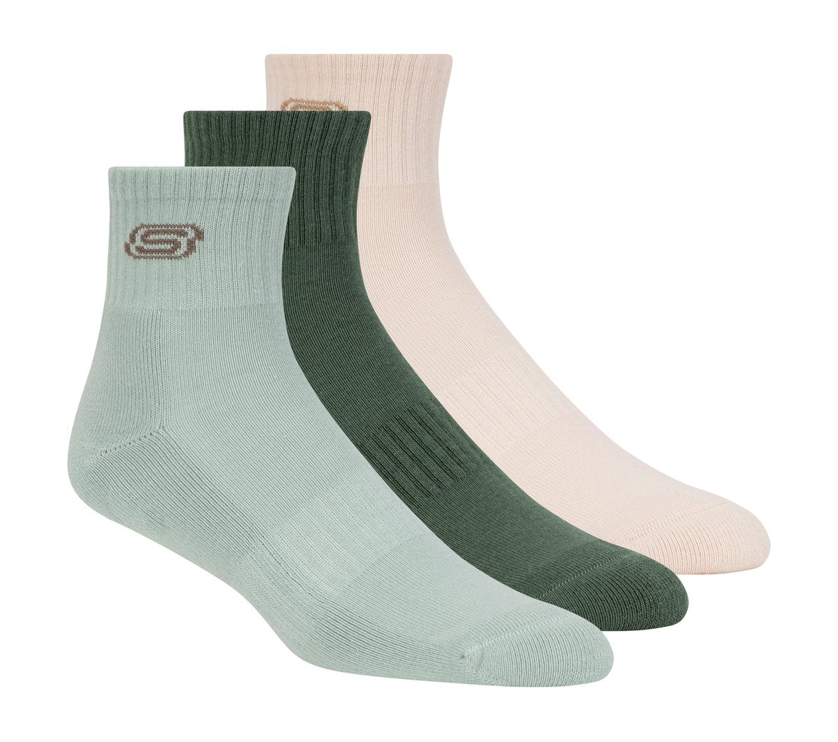 Men Skechers 3 Pack Men's Lifestyle Quarter Socks
