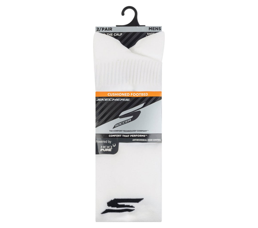 Men Skechers 2 Pack Men's Performance Soccer Over The Knee Socks
