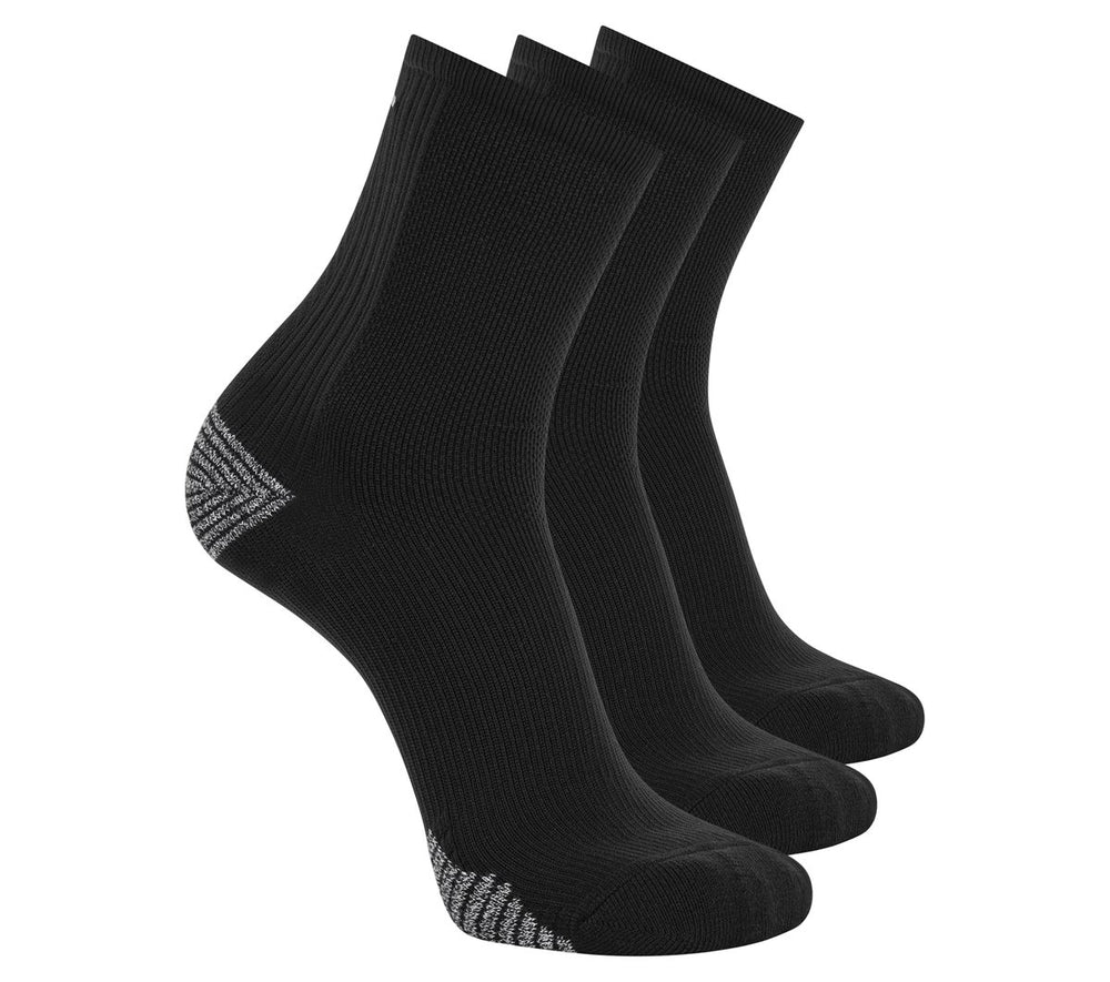 Men Skechers 3 Pack Men's Performance Running High Quarter Socks