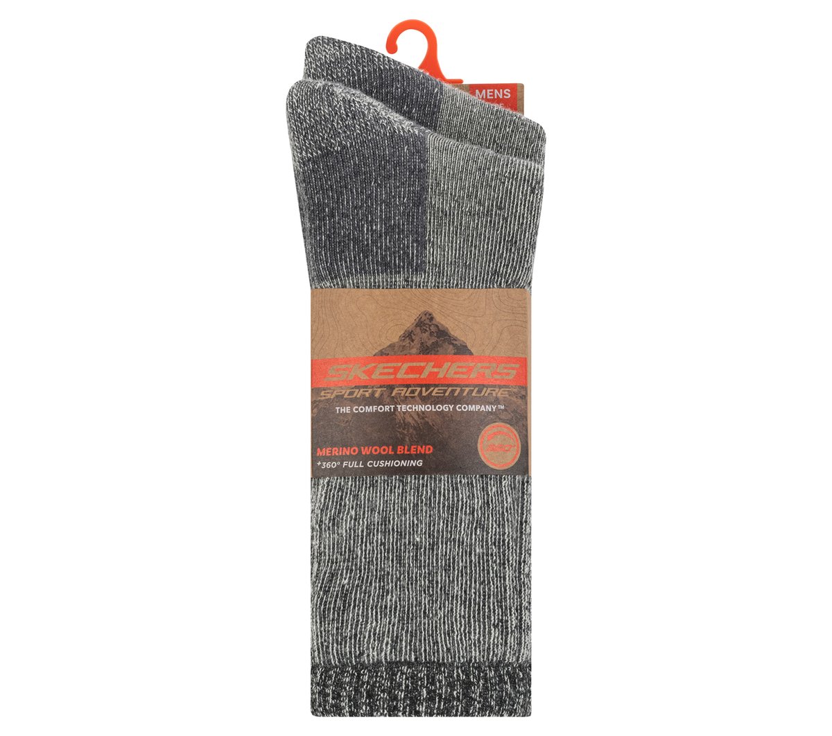 Men Skechers 2 Pack Men's Crew Wool Socks