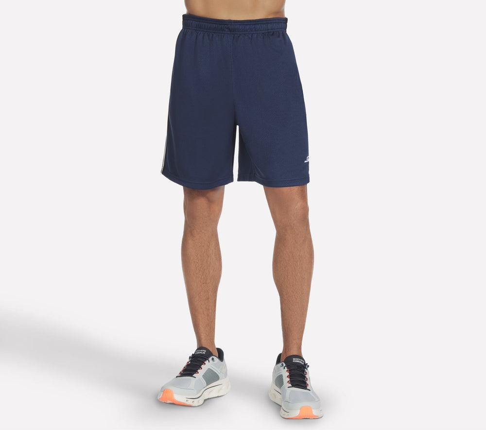 Men Skechers Hoops 7 Inch Colorblocked Short