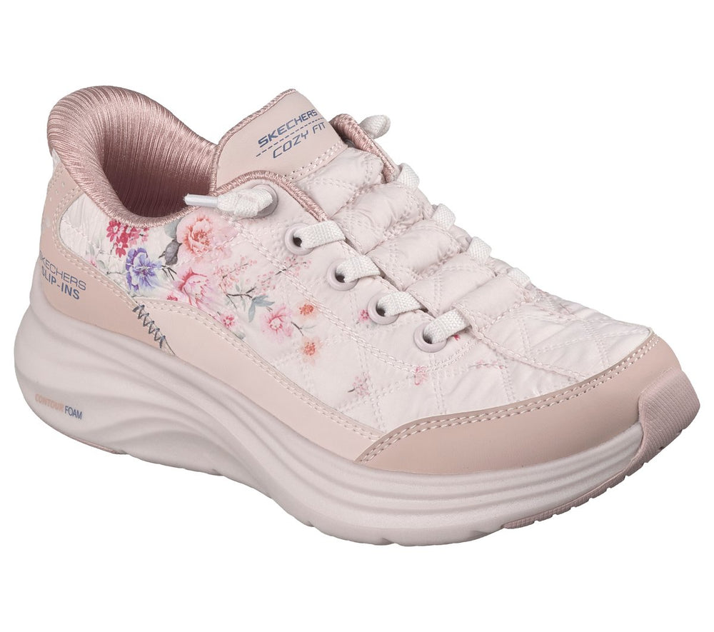 Kids Skechers Slip-ins: Contour Foam - Cozy Fit Gentle Bloom