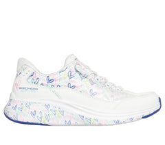 Kids Skechers Slip-ins JGoldcrown: Contour Foam - Cozy Fit Love Notes