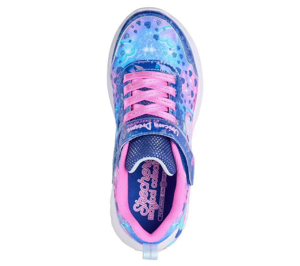 Kids Skechers S-Lights: Unicorn Dreams - Heart Sparkles