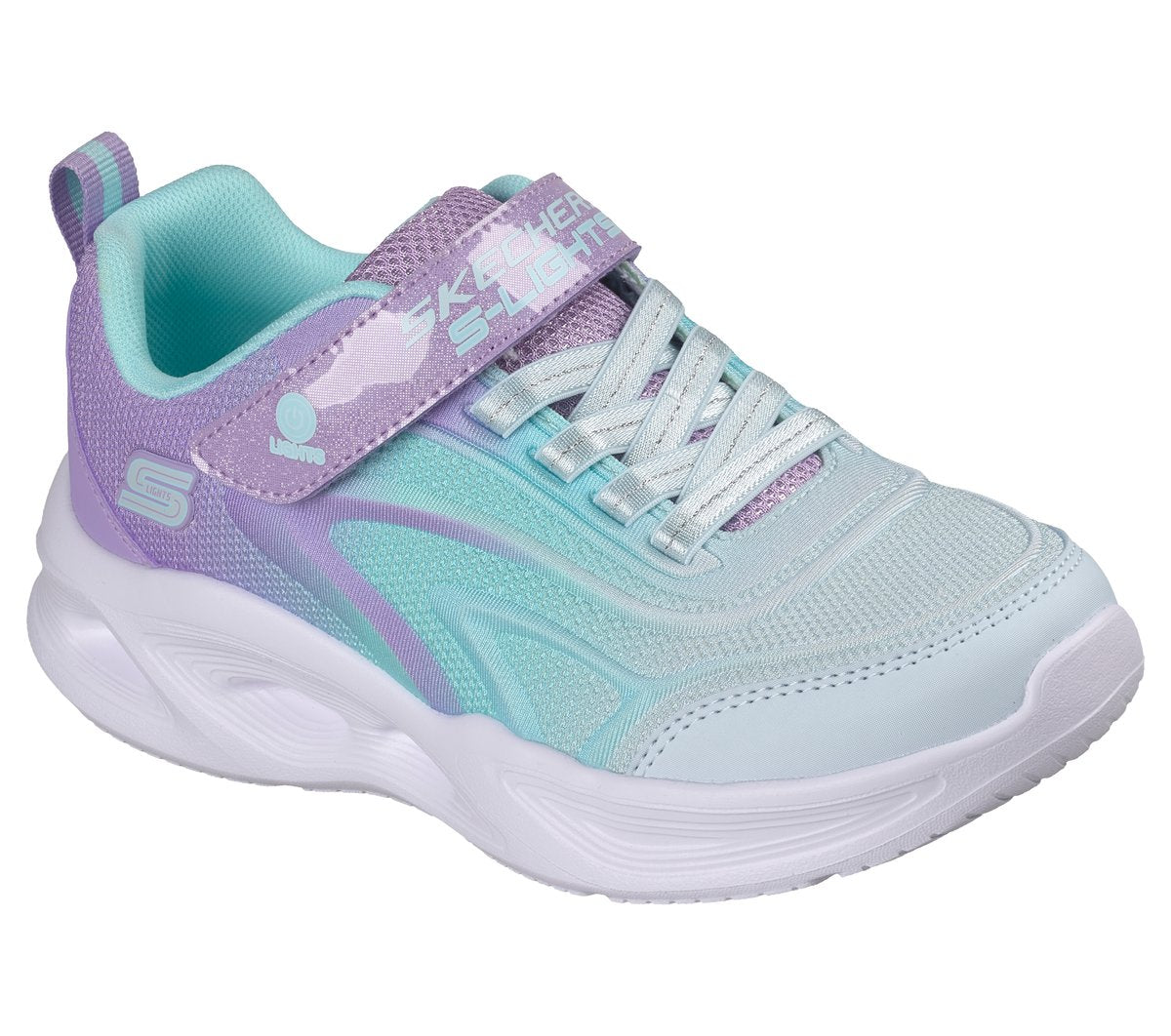 Kids Skechers S-Lights: Sola Glow - Color Breeze