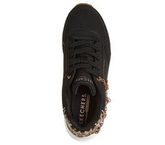 Kids Skechers UNO Gen1 - Leopard Rockstar