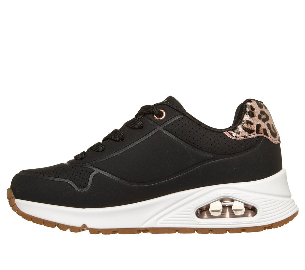 Kids Skechers UNO Gen1 - Leopard Rockstar