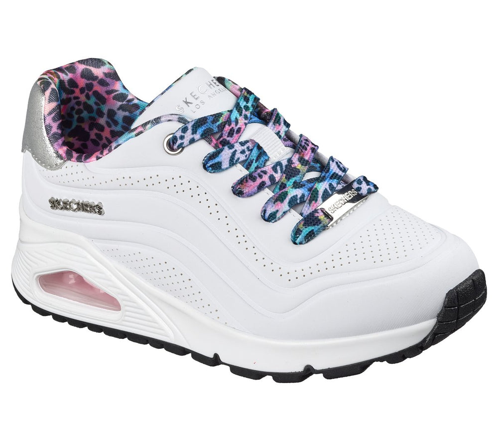 Kids Skechers UNO Gen1 - Leopard Popstar