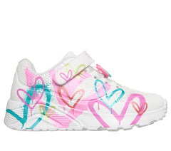 Kids Skechers JGoldcrown: UNO Lite - Heart Status