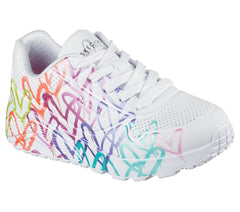 Kids Skechers JGoldcrown: UNO Lite - Metallic Joy