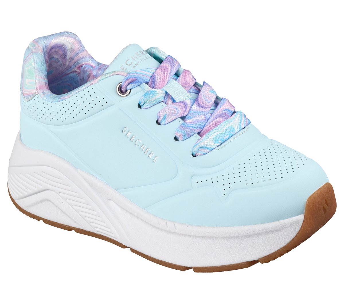 Kids Skechers UNO Lite HI - Swirly Edge
