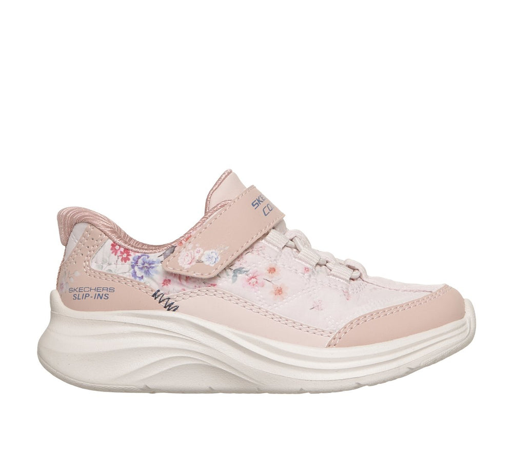 Kids Skechers Slip-ins: Comfy Sprints - Cozy Fit Lil Flower