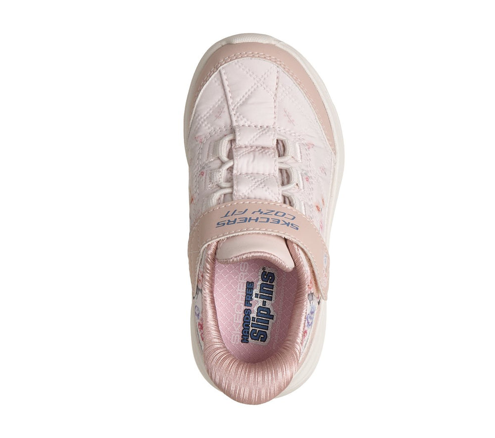 Kids Skechers Slip-ins: Comfy Sprints - Cozy Fit Lil Flower