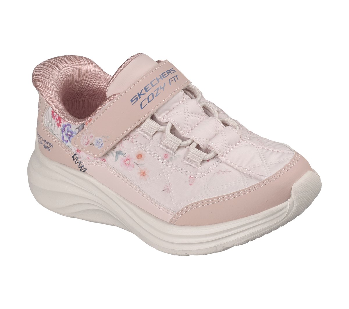 Kids Skechers Slip-ins: Comfy Sprints - Cozy Fit Lil Flower
