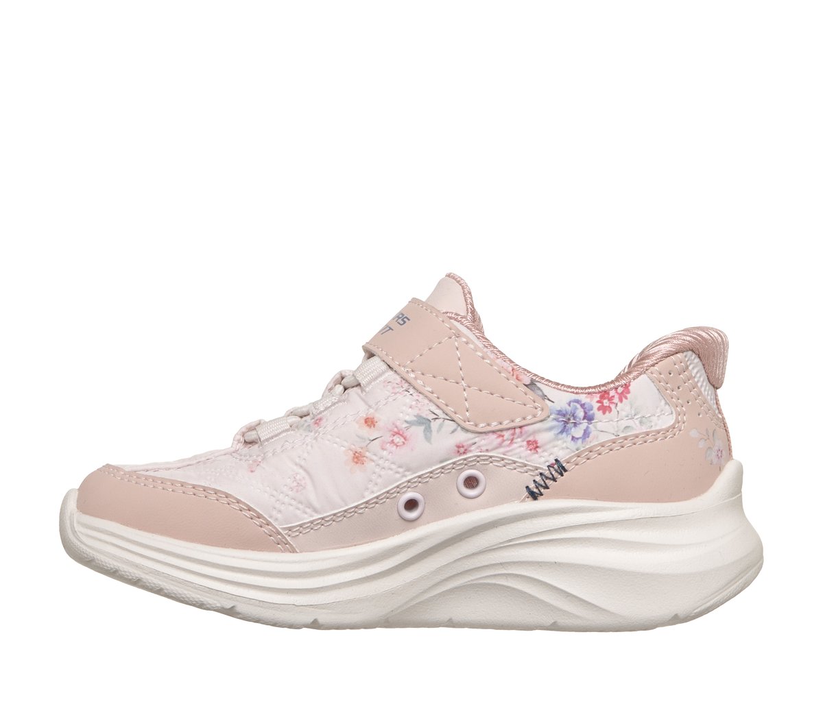 Kids Skechers Slip-ins: Comfy Sprints - Cozy Fit Lil Flower