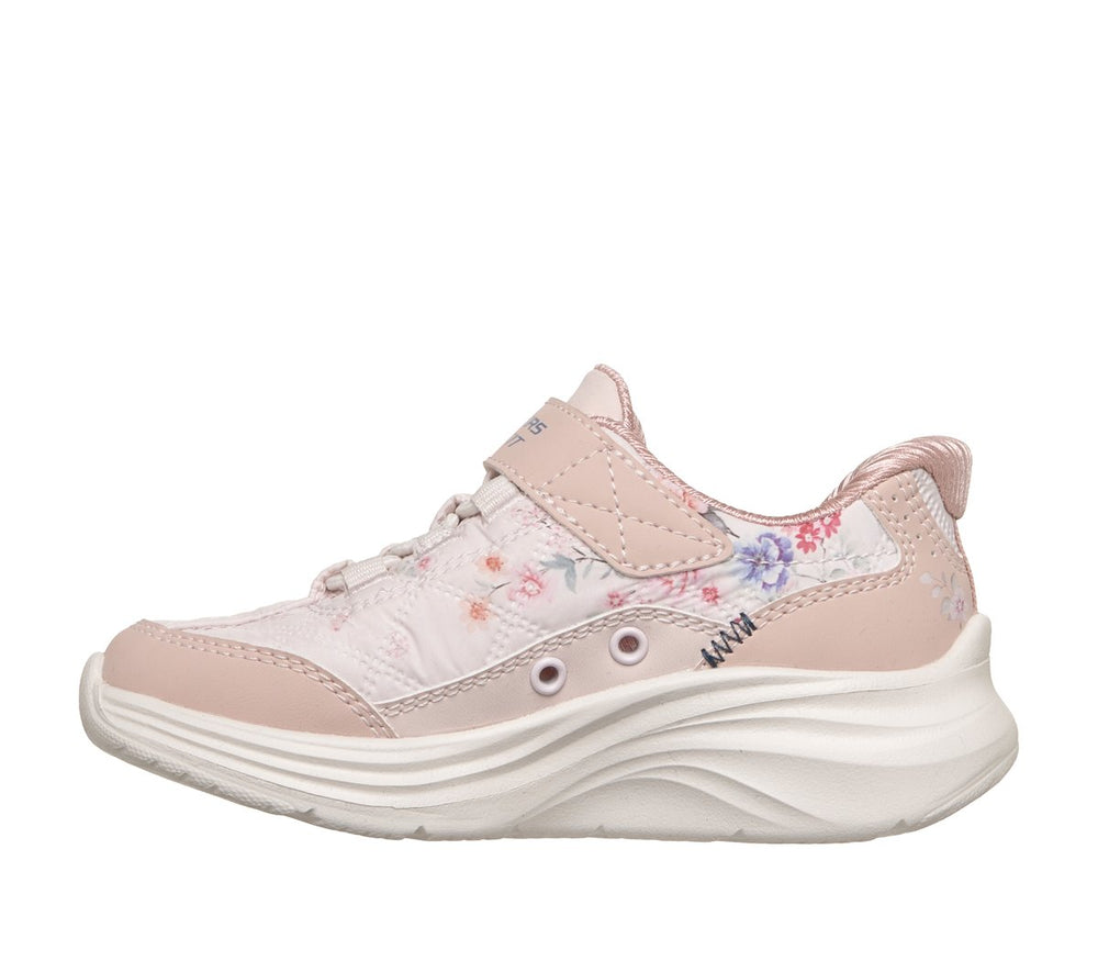 Kids Skechers Slip-ins: Comfy Sprints - Cozy Fit Lil Flower