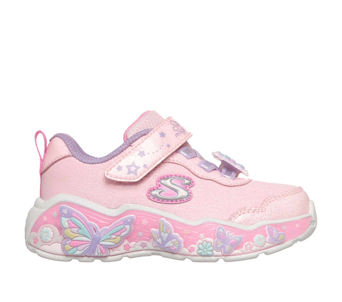 Kids Skechers S-Lights: Lil Butterfly Bliss