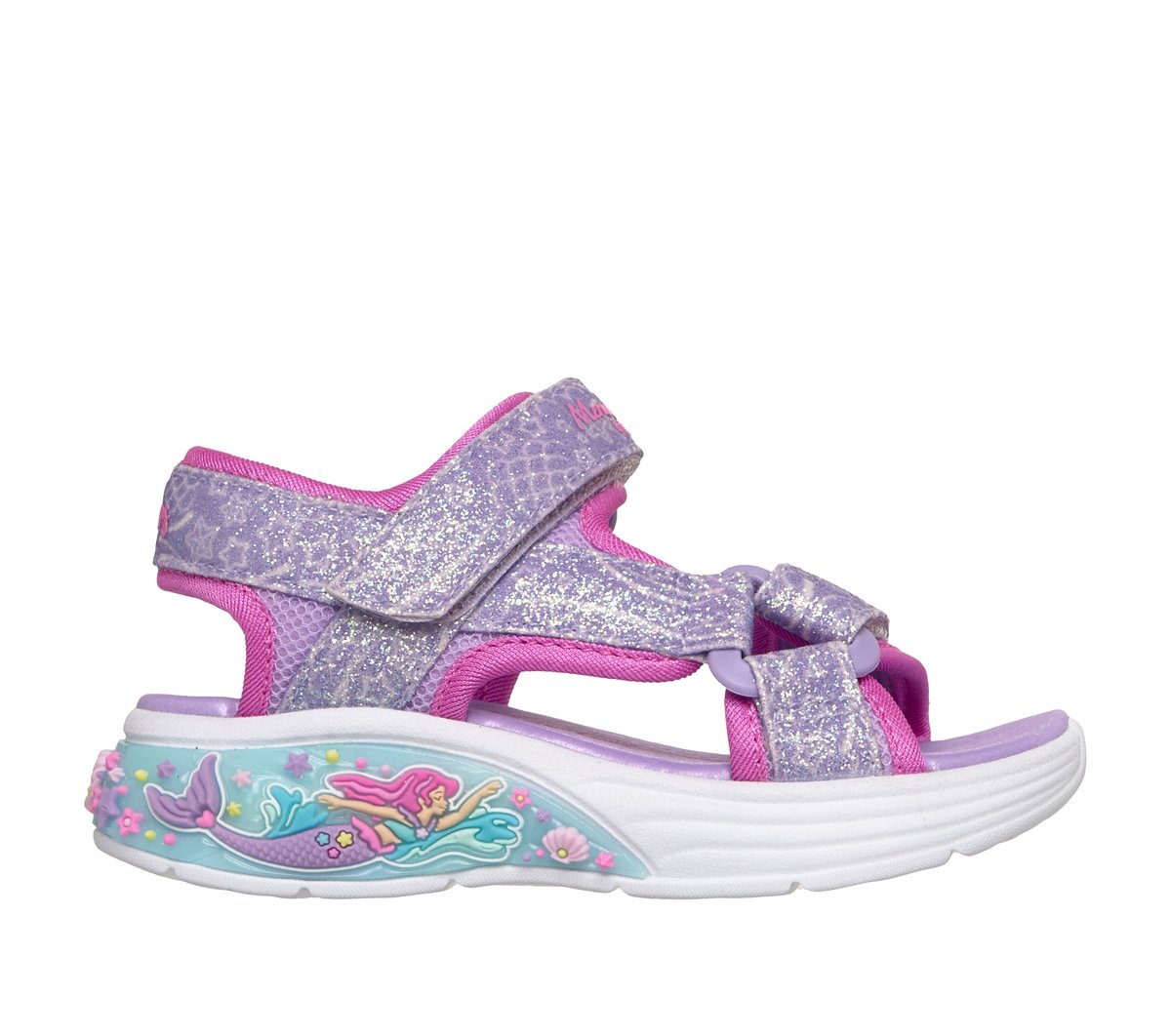 Kids Skechers S-Lights: Mermaid Dreams Sandal - Marina Bliss