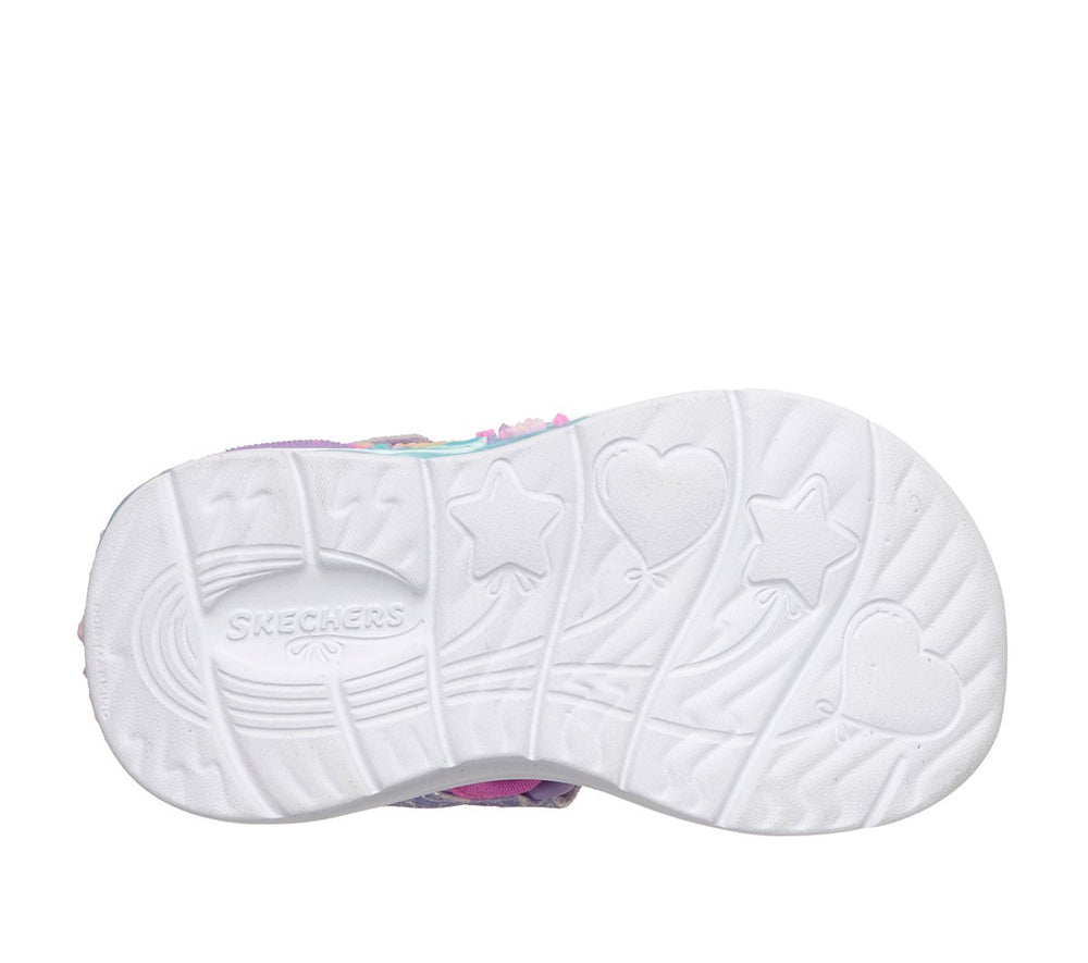 Kids Skechers S-Lights: Mermaid Dreams Sandal - Marina Bliss