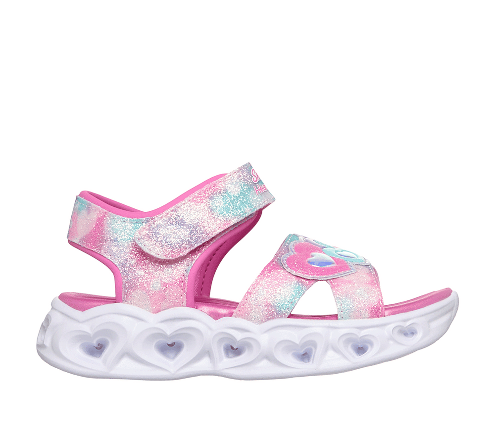 Kids Skechers S-Lights: Heart Lights Sandal - Heart Beam