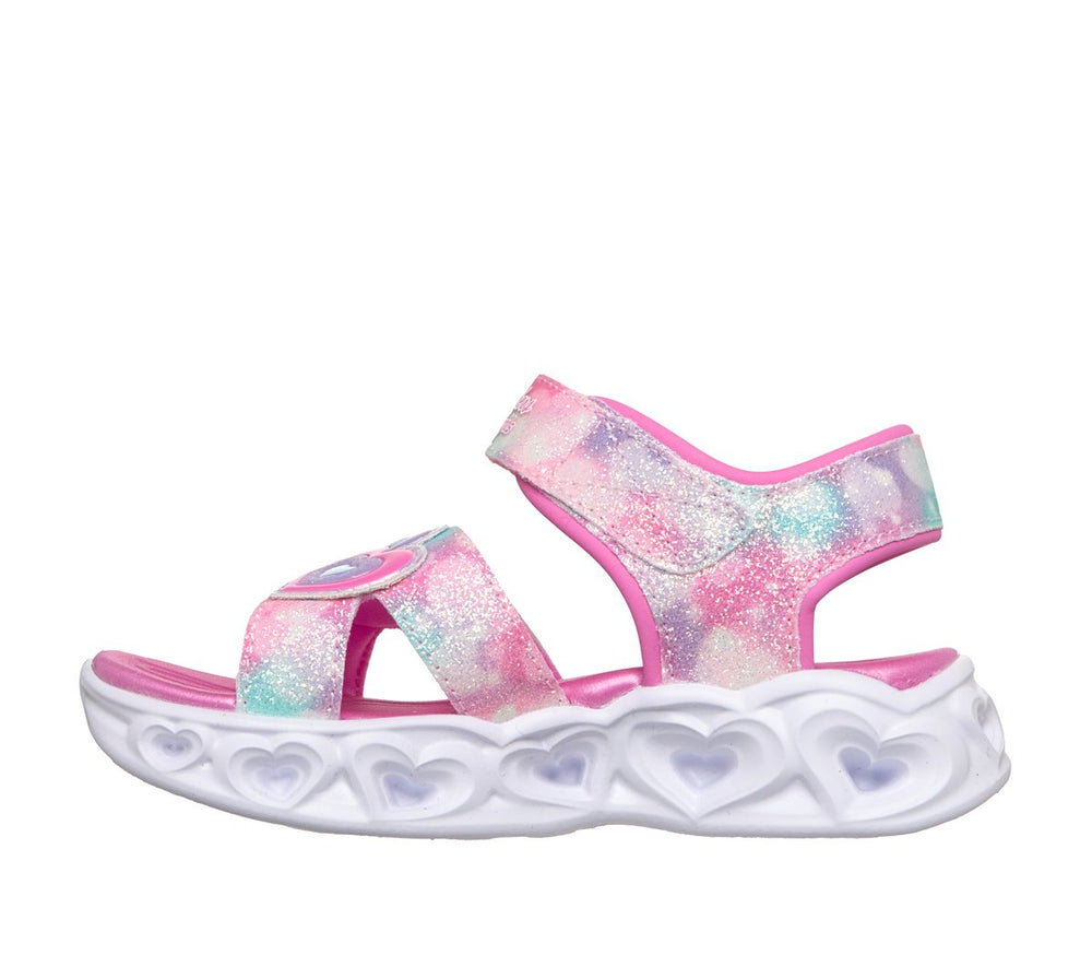 Kids Skechers S-Lights: Heart Lights Sandal - Heart Beam