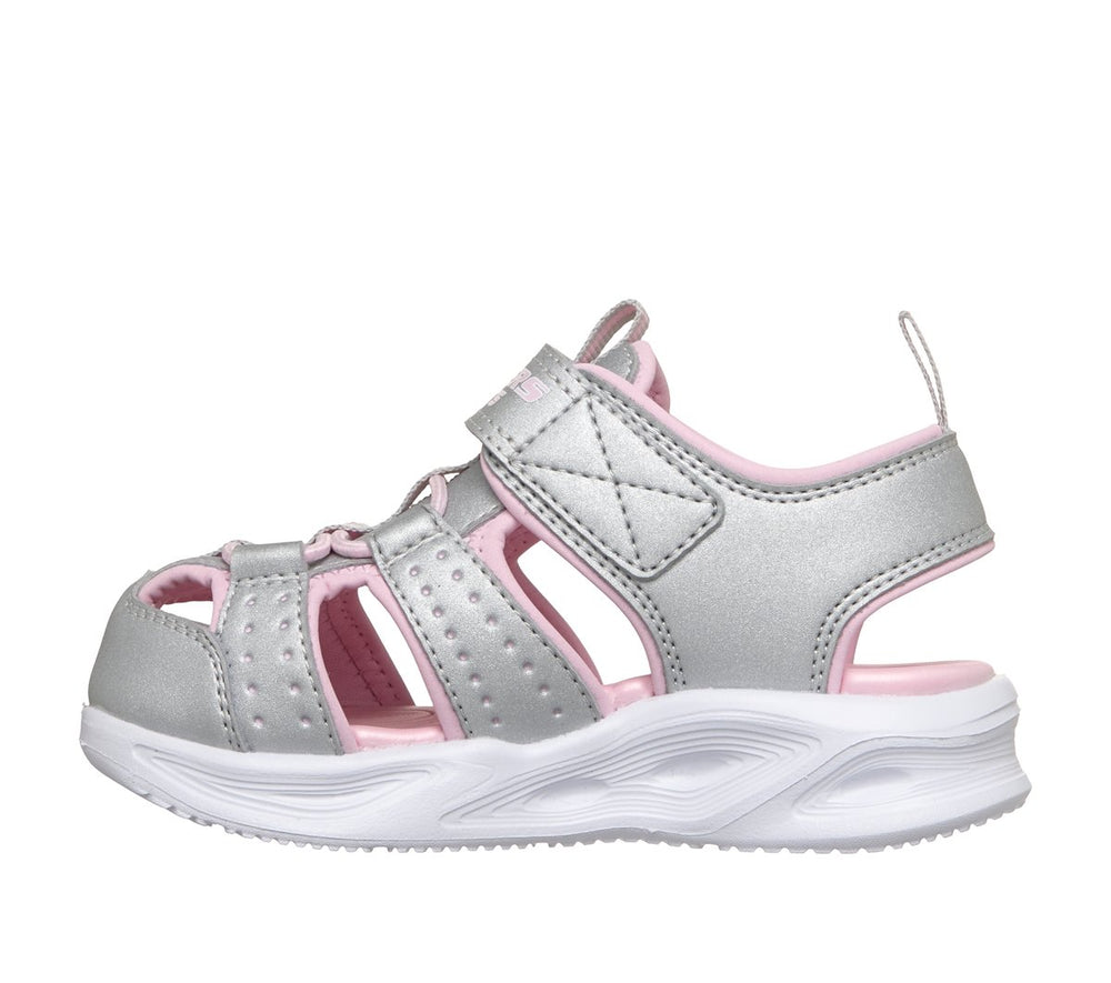 Kids Skechers S-Lights: Sola Glow Sandal - Power Step