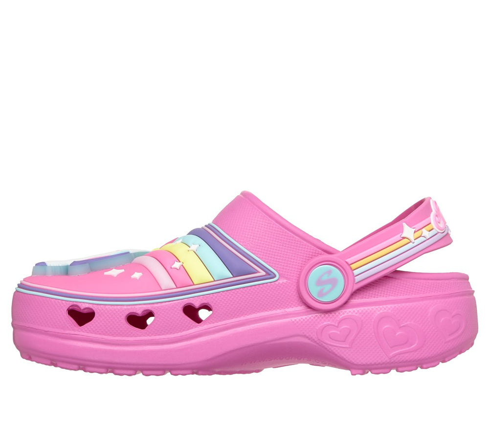 Kids Skechers Foamies: Heart Charmer - Magic Glow