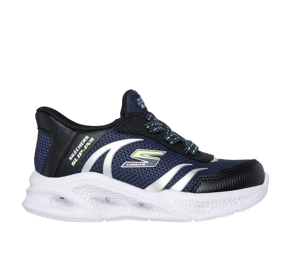 Kids Skechers Slip-ins: Meteor-Lights - Brisk-Beams