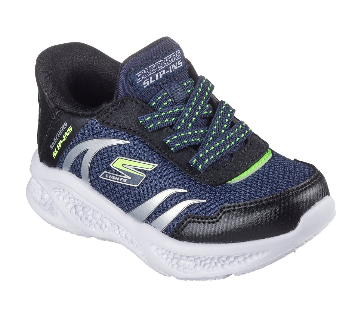 Kids Skechers Slip-ins: Meteor-Lights - Brisk-Beams